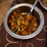 Chann masala (let's saucy than normal but still very nice) at Sabor da India in Funchal