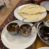 Popadum and dips  at Sabor da India in Funchal