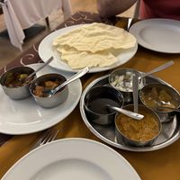 Popadum and dips  at Sabor da India in Funchal