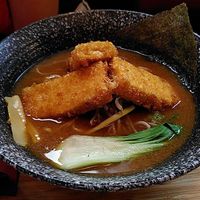 Tofu ramen at Ran Ramen in Vilanova I La Geltru