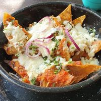 Nachos for brunch at Por Siempre Vegana - Food Stall in Mexico City