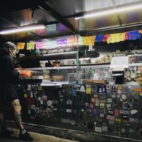 The stand itself  at Por Siempre Vegana - Food Stall in Mexico City