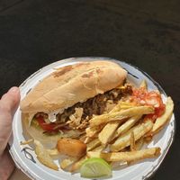 Bisteck torta   at Por Siempre Vegana - Food Stall in Mexico City