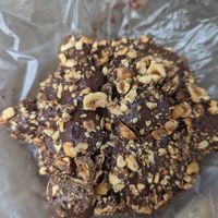 Chocolate orange with hazelnuts at Por Siempre Vegana - Food Stall in Mexico City
