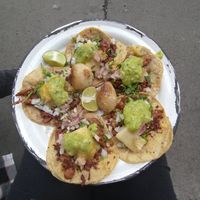 5 tacos at Por Siempre Vegana - Food Stall in Mexico City