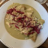 Enchiladas de tofu  at Por Siempre Vegana - Food Stall in Mexico City