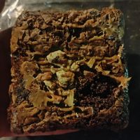 brownie con caramelo at Por Siempre Vegana - Food Stall in Mexico City