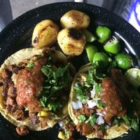 Tacos al Pastor (Order of 5 45 Pesos!) at Por Siempre Vegana - Food Stall in Mexico City