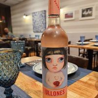Vegan wine. at Sa Barca in Tossa De Mar