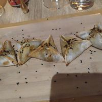 Gyozas de edamame  at Shlen - Chamberi in Madrid