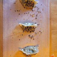 Gyoza puerro at Shlen - Chamberi in Madrid