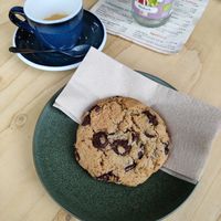 Tahini choco cookie (made by Omni Bakery) at Gebrand en Bakker in Groningen