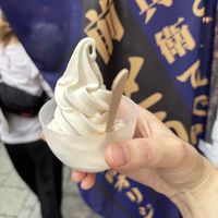 Soft serve in a cup. Not sure if cones are vegan.  at Yohei  in Tokyo