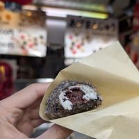 tempura manju at Kikusuido in Tokyo