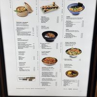 Menü  at UDON - Maremagnum in Barcelona