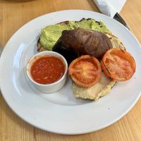 Vegan breakfast option!  at Rushfields Cafe in Brighton