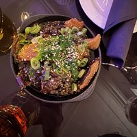 Vegan warm Shiitake Mushrooms Wakamee  at The Lobby Bar in Elora