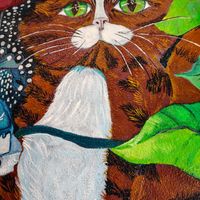 Mural by Katie Sevigny a local artist in Portland, Oregon at Likely Ivy in Portland