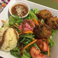 Dinner at Green Cafe & Shop in Lviv