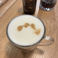 Cappuccino with oat milk   at Cafe du Lac in Lipno Nad Vltavou