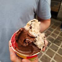Gelato at Gelateria La Romana in Monza