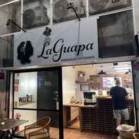Sign  at La Guapa Empanadas in Rio De Janeiro