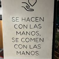 They are made by hand and eaten by hand.  at La Guapa Empanadas in Rio De Janeiro