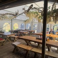 Great setting and easily accessible   at Bangers Natural Café  in Littlehampton
