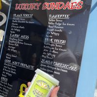 Vegan chocolate ice cream | May 2025  at Big Chief Waffles  in Woolacombe