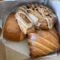 Vegan croissants  at Marc Heu Patisserie Paris in St Paul