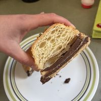 Chocolate innards  at Marc Heu Patisserie Paris in St Paul