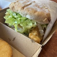 Fysh Burger  at All Aboard Seafoods in Bellevue