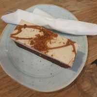 Biscoff cake at Bean & Brush Art Cafe  in Sale
