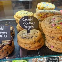 Very tasty vegan cookie at Nuts in Catania
