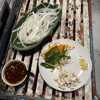 Vegan pad Thai  at Napalai Thai Cooking School in Koh Chang