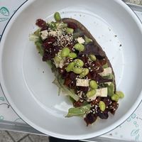 Vegan toast  at Sweet & Green in Novi Sad