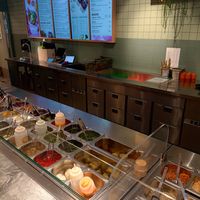 Choose your ingredients at Holy Greens in Linkoping