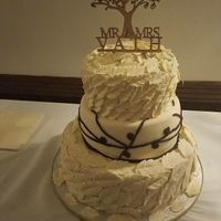 Vegan wedding cake at Rose Valley Cakes in Queens