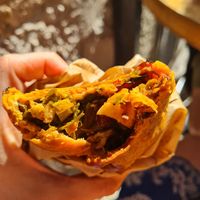 Vegan cocarroi at Forn de Barri in Mallorca