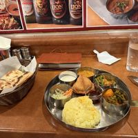 They also served me yogurt. But probably it would be vegan without it.  at Spice Box in Kanazawa