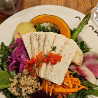 Salad bowl with koji tofu at MUKU in Sendai