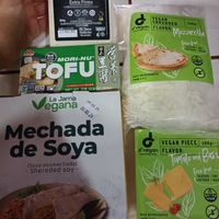 They also have plenty of options for cheese, mayo, tofu, etc. Some purchases at Supermercado Veggy in San Ramon