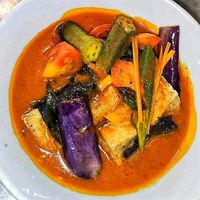 Vegan veggies curry at Vege Yong Tau Foo - 美味園釀豆腐 in Kuching