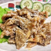 Fried mushroom at Vege Yong Tau Foo - 美味園釀豆腐 in Kuching