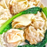 Dry wanton at Vege Yong Tau Foo - 美味園釀豆腐 in Kuching