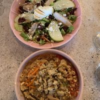 thais chick’n salad   at Dodo Bon Pan Cafe in Panama City