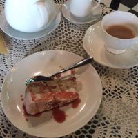 Tea and dessert. at Dodo Bon Pan Cafe in Panama City