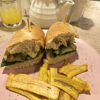 vegan sandwich  at Dodo Bon Pan Cafe in Panama City