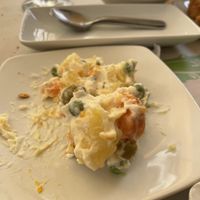 Ensaladilla rusa vegana  at Cafe Atelier in Salamanca
