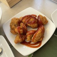 Nuggets de tofu  at Cafe Atelier in Salamanca